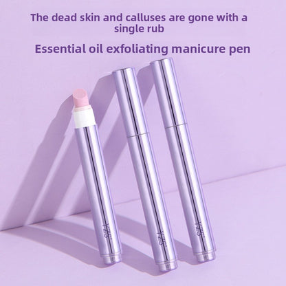 1/2/3PCS 3-In-1 Cuticle Oil Pen Deadskin Remover Cuticle Pusher Grinding Pen with Ceramic Tip Cuticle Remover Pen Nail Care Tool