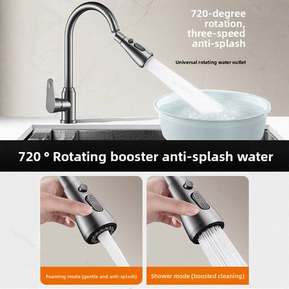 Universal 360 degree Rotate Kitchen Faucet Extender Aerator Plastic Splash Filter Kitchen Washbasin Faucet Bubbler Nozzle Aerator
