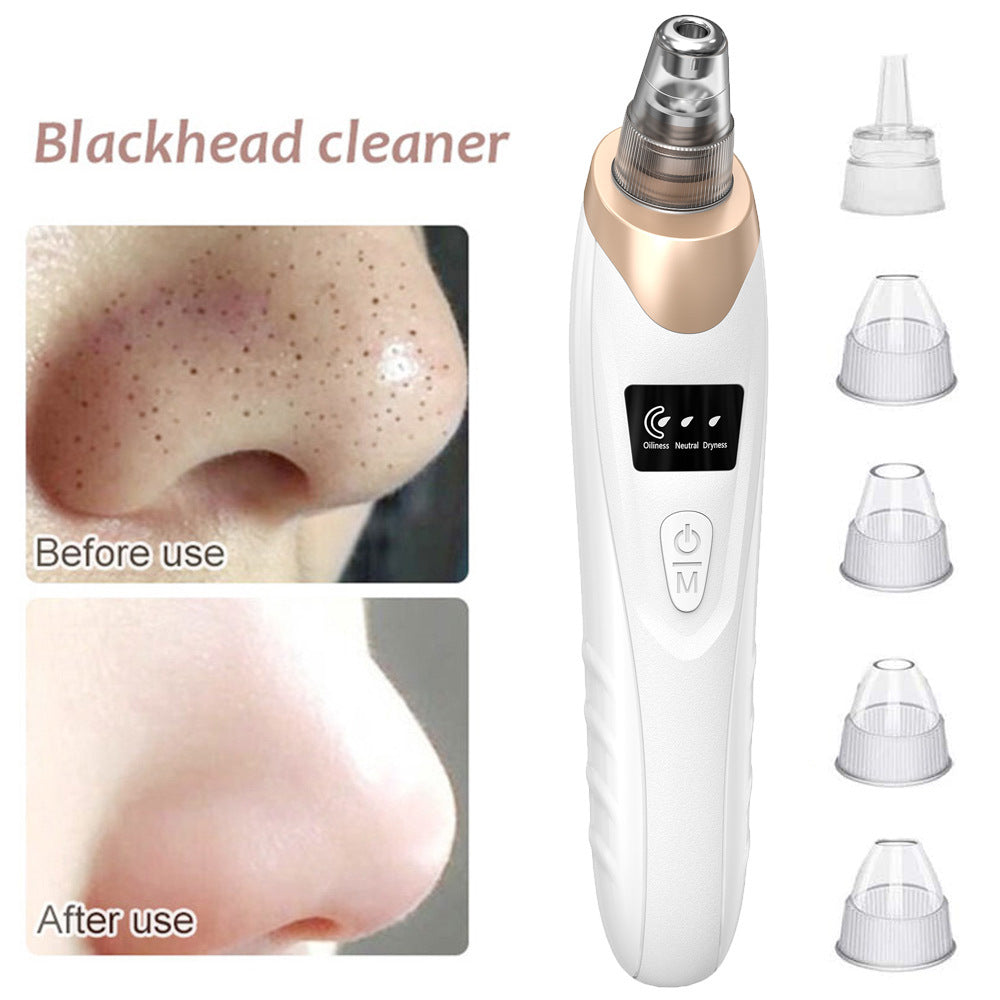 Blackhead Remover Vacuum Pore Adsorber Face Cleaner Electric Pimple Acne Black Head Removal Rechargeable Face Cleaning Tool