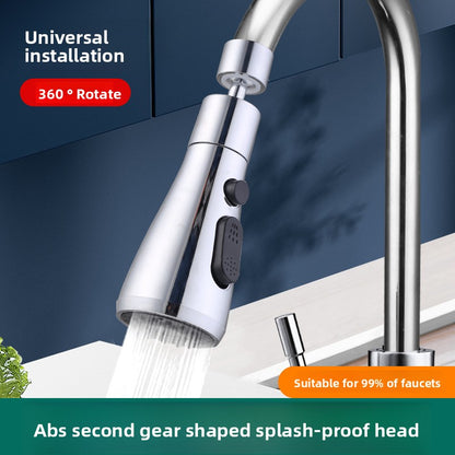 Universal 360 degree Rotate Kitchen Faucet Extender Aerator Plastic Splash Filter Kitchen Washbasin Faucet Bubbler Nozzle Aerator
