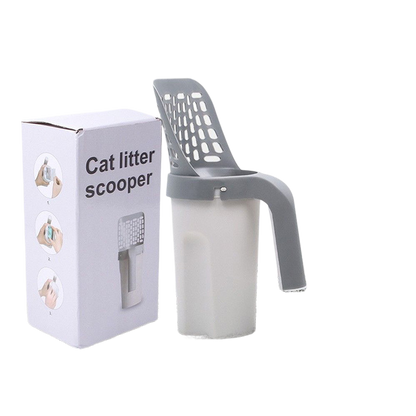 One Piece Cat Litter Scoop Set, Cat Poop Scoop Set, Pet Toilet Pick Up, Detachable and Portable Installation